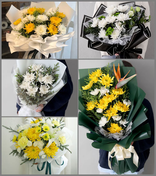 湖北黄冈市黄梅县孔垄镇邓渡村白事花束代送